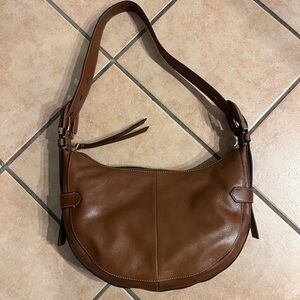 Brown leather Fossil bag
